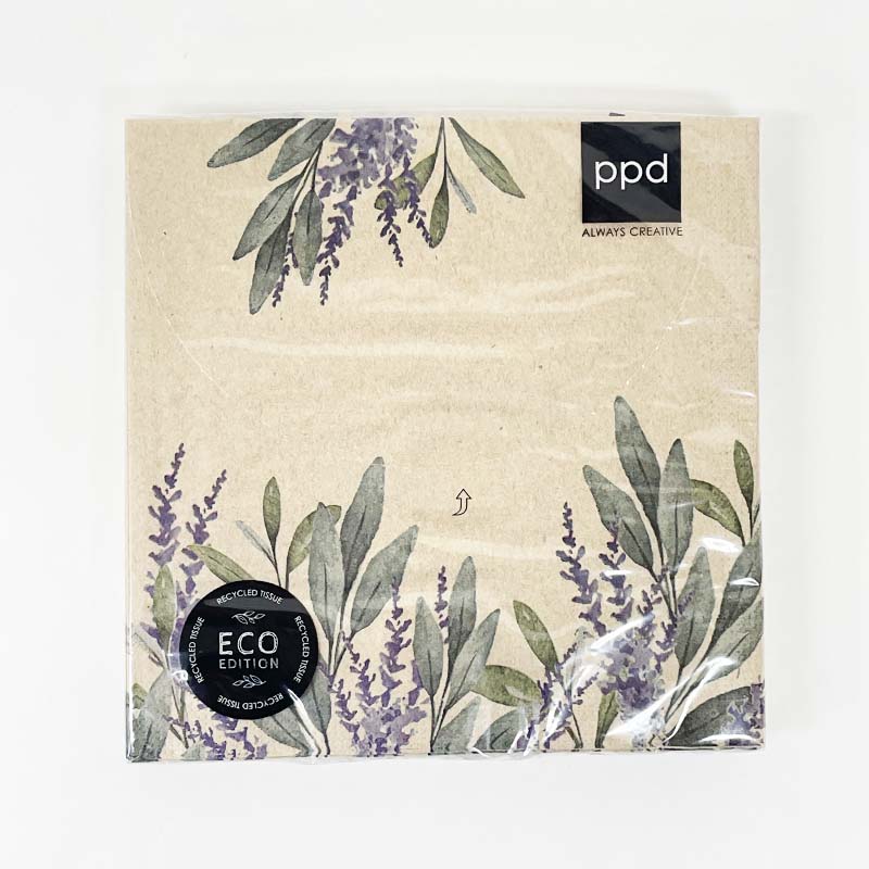 PPD ペーパーナプキン　Sage&Lavender（ECO EDITION)